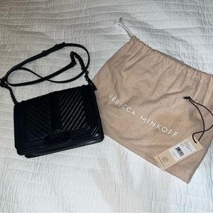 Rebecca Minkoff Chevron Quilted Small Love Crossbody